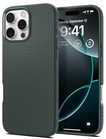 Spigen Liquid Air Case Compatible with iPhone 16 Pro - Abyss Green