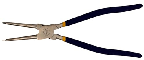 ALKAN - Sprengringzange ca. 300 mm XL Seegeringzange mit gerader Spitze | Sicherungszange für große Innensicherungsringe (Ø 85-165 mm) | Profi-Montagezange für Maschinenbau & KFZ