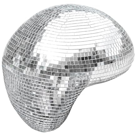 Boule à Facettes Disco Fondue, Décoration de Miroir Brillante pour Fête, Bureau, Salon ou Studio, Objet Design Créatif pour Table ou Étagère