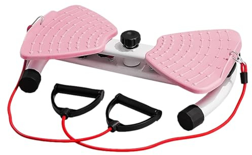 Tavola vibrante addominale - Attrezzatura di rinforzo muscolare - Tavola silenziosa con elastici per fitness in appartamento Brucia grassi e Galba corporea