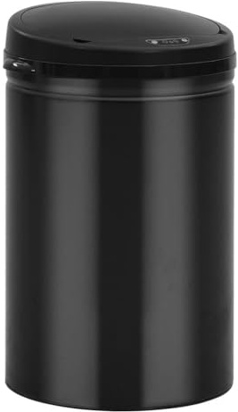 Genérico Cubo de Basura con Sensor automático 30L Acero al Carbono Negro,Casa y jardín,Productos del hogar,Contenedores de residuos,Cubos de la Basura y papeleras,Negro,2.76 KG,322698