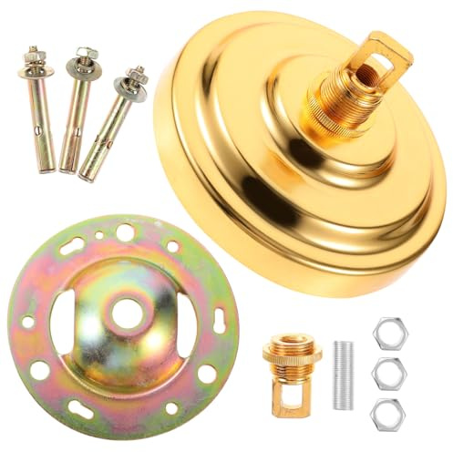 Mobestech Supporto per Lampadario in Metallo Pesante con Piastra Soffitto Staffa Forma di Arco per Montaggio Lampade Sospensione Resistente e Facile da Installare Adatto Stili Moderni e