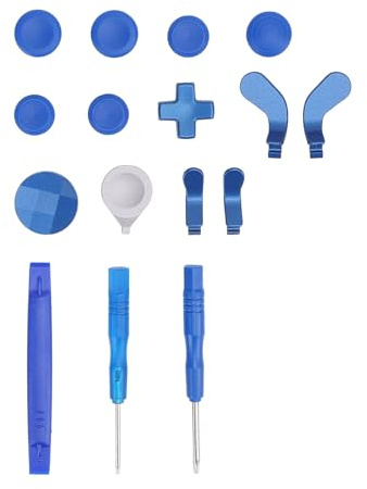 Gedourain Levette di Ricambio per Series 2 Joystick Durevoli Paddle D Pad per Accessori da Gioco Series 2 per Appassionati Acciaio Inossidabile Blu