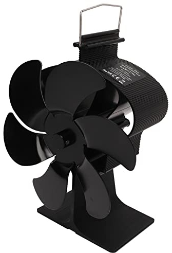 Ejoyous Wärmebetriebener Ofenventilator mit 6 Flügeln, Aluminiumlegierung, Nicht Elektrisch, Kaminventilator, 172 Bis 662 Grad Fahrenheit, Selbststartend, Leise, 180 Bis 220 CFM, für