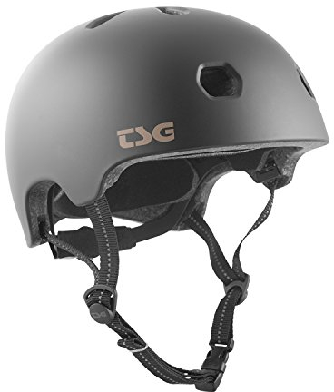 TSG Erwachsene Halbschalenhelm Meta Solid Color, Satin Black, S/M, 750123