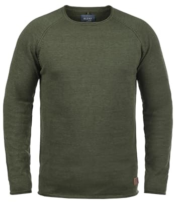 Blend John män stickad tröja finstickad tröja med rund hals