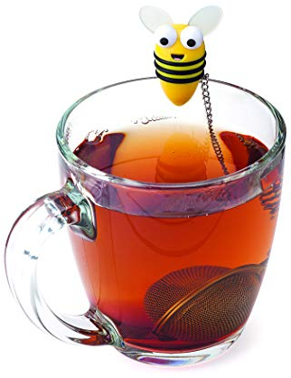Joie 48222 Bumble Bee Tea Infuser Strainer Teesieb, Kunststoff, Gelb, BPA Free
