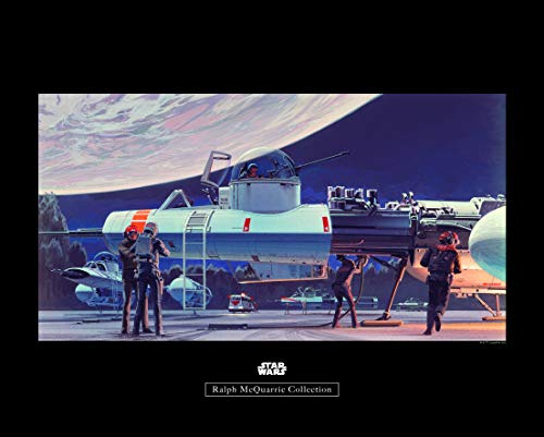Komar Wandbild | Star Wars Classic RMQ Yavin Hangar | Kinderzimmer, Jugendzimmer, Dekoration, Kunstdruck | ohne Rahmen | WB166-50x40 | Größe: 50 x 40 cm (Breite x Höhe), Bunt