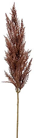artplants.de Dekozweig Pampas Gras Rispe BATERNO, Dunkelbraun, 90cm - Kunst Pampasgras/Künstliches Pampasgras