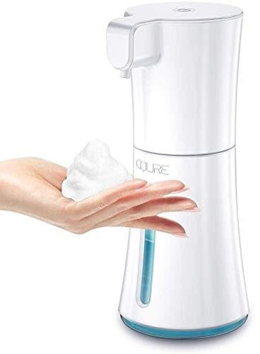 tuzhi Dosatori per Sapone 450ml / 15,2 oz Automatico di schiumatura Soap Dispenser Free Hand Touchless dell'erogatore del Sapone, Batteria Schiuma del Sapone Liquido for Bagno Cucina Bianco