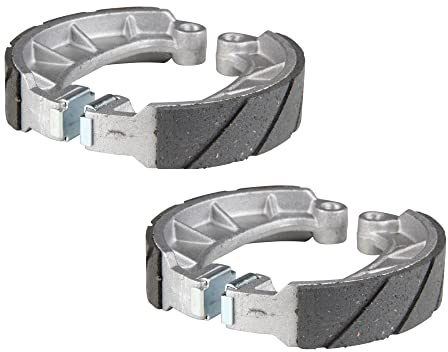 Citomerx Bremsbacken Set vorne & hinten geschlitzt Sport | Kompatibel mit Simson S51, S50, KR51, Schwalbe Star, S70 SR50