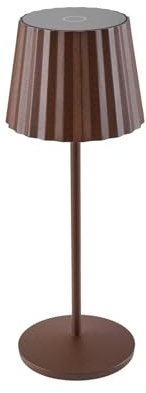 Lindby Dimmbare LED Akku Tischlampe kabellos mit Touchsensor, aufladbare tragbare Tischleuchte für innen außen Outdoor IP54 Lampe Garten