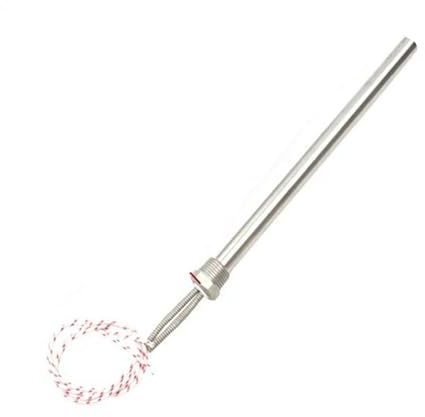 LVSELINGI Stainless Steel Cartridge Heater 220v Heating Element with 1/2(21mm) Thread Immersion Water Heater Pipe Cheerfully(500w 15x150mm)