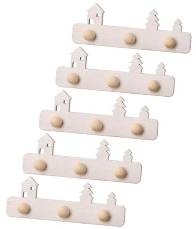 JOINPAYA 5stücke Mini Wandhaken Für Puppenhaus Teiliges Aus Stabil Und Installieren Zur Aufbewahrung Von Puppenkleidung Und Zubehör Für Miniaturhäuser