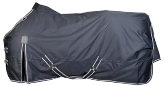 4Horses Outdoordecke Kalmar 100g für Pferde, wasserdichte Winterdecke mit 100g Füllung, atmungsaktiv und robust, ideal für kalte Tage und Weide