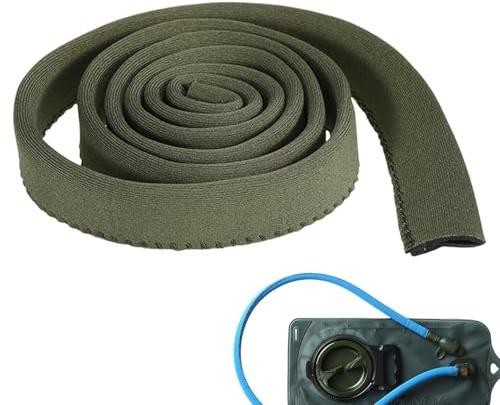 Thermo-Trinkschlauch-Abdeckung, Gummi, für den Außenbereich, 92 cm lang, tragbare Schlauchabdeckung für effiziente Isolierung und Haltbarkeit
