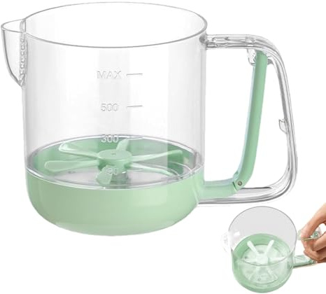 Multifunctional Egg Stir Cup, Hand-Pressed Cream Beating Cup, Versatile Hand Push Mixer Kitchen Gadget, Ideal for Baking, Cooking, Whipping Eggs, Cream, Sauces, Batter Mixing, Home Use