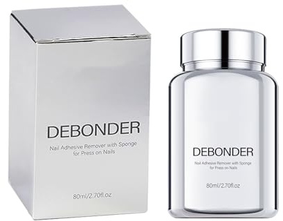 Press On Nails Glues Dissolver Liquid Safe Removal Solution For Acrylic Tips Skin Friendly False Nails Remover Sponge Nail Glues Solvent