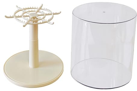 ZEPFJHE Caja expositora portátil resistente para adornos, ideal para sala de estar, dormitorio u oficina