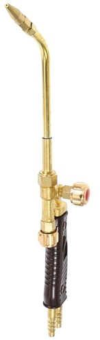 ELAYARD Torche Turbo à Allumage Automatique à Bouton Réglable Tête de Torche au Propane Petite Taille Flamme Tourbillonnante Réglable pour Soudage Brasage et Cvc Outil Multifonction