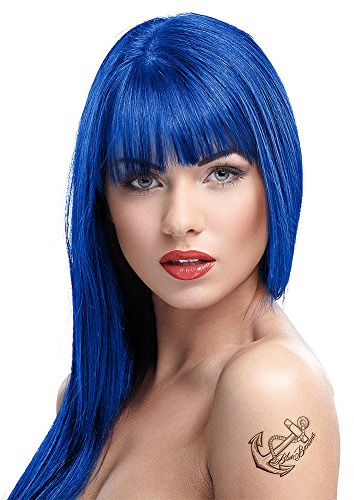 Coloration CRAZY COLOR non permanente pour cheveux, BLUE SKY, Bleu ciel