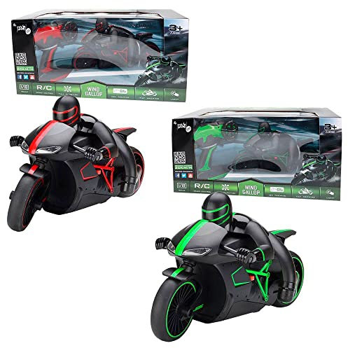 Tachan - Moto de Carreras Escala 1:18, Funcionamiento con Radio Control, Surtidos, diseño Muy Deportivo y Gran Velocidad y Potencia