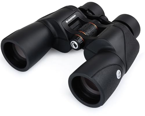 Celestron 72033 SkyMaster Pro ED 7x50 Binocolo astronomia Vetro ED e apertura grande per vista da lunga distanza, rivestimento completamente multistrato XLT, adattatore treppiede e astuccio trasporto