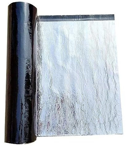 Bitumen-Band,Wasserdichtes Klebeband Selbstklebendes Alufolie Dichtband Reperaturband für Dachleckage,Oberflächenriss,Fensterbankspalt,Wohnwagen,Flachdach,Bauwerke,Anpassbar (0.1x3m)