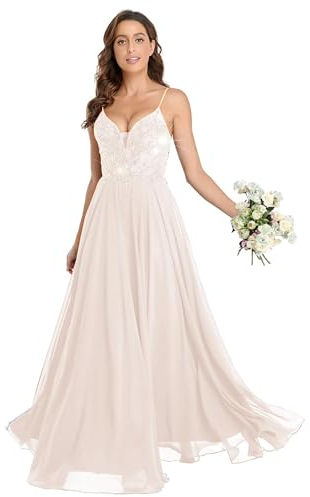 Frauen Schulterfreies Brautjungfer-Ballkleid Mit Schlitz Glitzerndes Pailletten-Abendkleid Lange Meerjungfrauen-Partykleider Ivory XXS