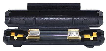 GVEXLUOQ 5Set 6 * 30MM Glassicherungshalter mit 0,25A 0,5A 1A 1,5A 2A 3A 3,15A 4A 5A 6A 7A 8A 10A 15A 20A 25A 30A Sicherung(Size:4A)