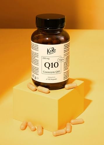 KoRo - Coenzym Q10 120 Stück - Nahrungsergänzungsmittel - 200 mg pro Kapsel - Vegan