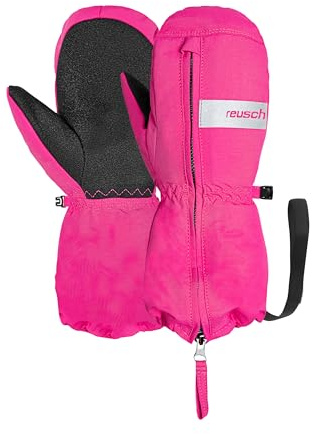 Reusch Moritz Mitten warme, Winddichte und atmungsaktive Winterhandschuhe Fäustlinge Kinder Babys Kleinkinder Mädchen Jungen mit praktischem Reißverschluss
