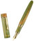 Asvine C2000 Stabilized Wood Fountain Pen #8 Fine Point Light Green Large Handcraft Pen with Converter Pen Box Collection Set