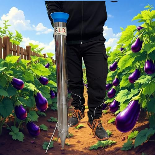 G.L.D. Forniture Tres bocas trasplantador rápido sembrador plantador para bulbos, semillas plantas jardín huerto original plantador tres bocas sembradora plantador