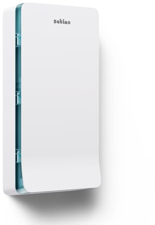 Satino HYGINITY Papierhandtuchspender für V Falz & C Falz Papierhandtücher - Made in Germany – Handtuchspender für PT3 & H3 Handtuchpapier mit Füllstandsanzeige - für Gewerbe & Industrie - weiß