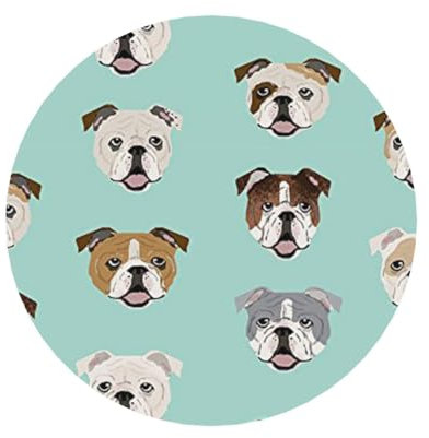 GSGCSBYMLG Kühlschrankmagnete aus Acryl, Motiv: Englische Bulldogge, bedruckt, dekorativer Magnet