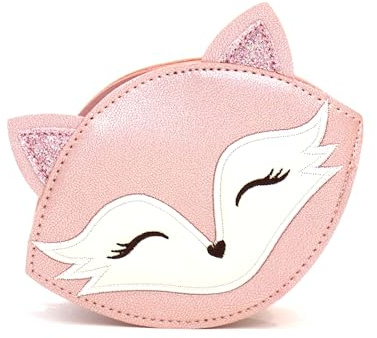 Yuko B Mädchen Sac Bandoulière Foxy le Renardeau Rose Umhängetasche, Rosa