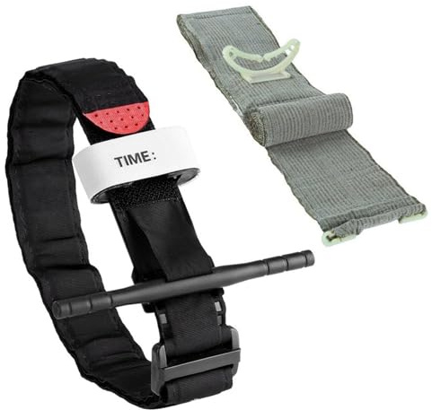 Tourniquet, Taktisk Enhandstourniquet, Tourniquet för Vandring, Med Kompressionsbandage, Komprimerande Israeliskt Bandage, Turnstile-Tourniquet för Nödsituationer