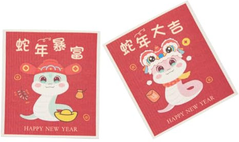 ZUNOXAZ 2pezzi Strofinacci Per Cucina Asciugamani Riutilizzabili Spessi Assorbenti Per Lavare Piatti e Pulire Superfici Strofinacci Da Cucina