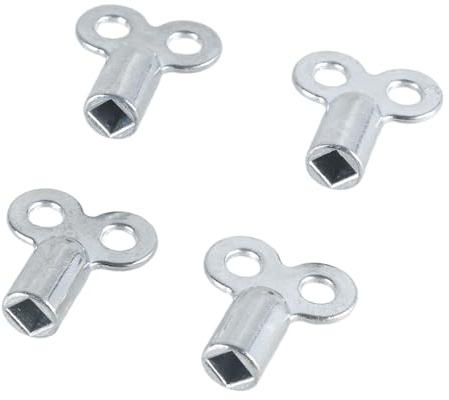 4Pieces Radiator Bleeder Key Ventilation Tool For Effective Air Venting & Improved Heating Performances In HVAC Plumbing
