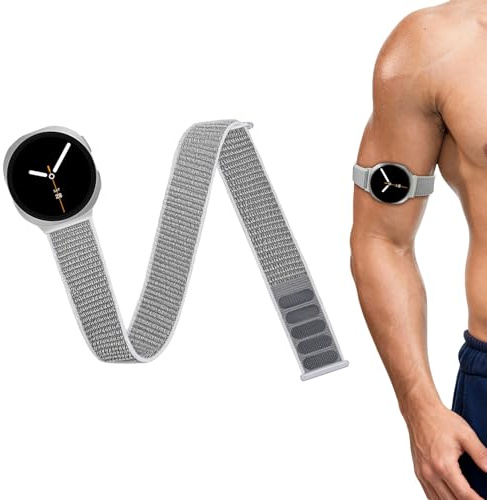 Chinber Sport Ankle/Arm Band Compatibel with Galaxy Watch 8 Band 40mm 44mm/Galaxy Watch 8 Classic Band 46mm Men/Women,Elastic Nylon Arm Bands for Samsung Galaxy Watch 8/8 Classic