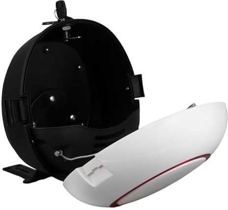 PLAFOPE Motorrad Hecktasche mit Weicher Rückenlehne Kompatibel für Stauraum Wetterfeste Gepäckbox mit Abschließbarem Design für Reisen und Camping