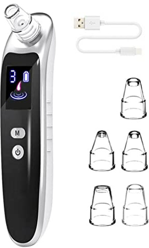 Aspirateur de points noirs USB, nettoyeur de pores et d'acné, soins du nez, outil d'extraction points blancs