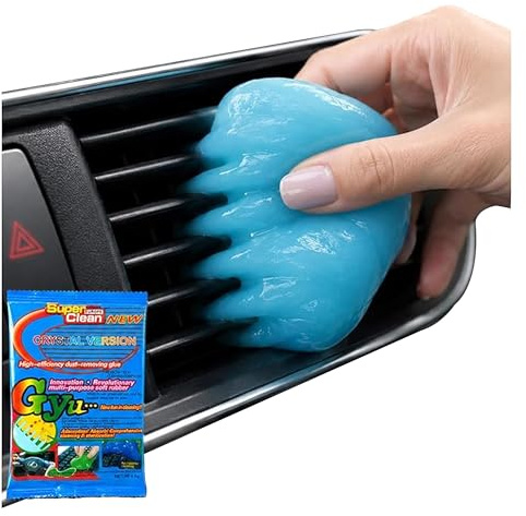 ZMaglorian Gomma Pane per Pulire Tastiera e Auto – Kit Pulizia PC per Tastiera e Schermo, Pulisci PC Portatile, Pennello Polvere, Prodotto Rimozione, Gel Pulizia Universale
