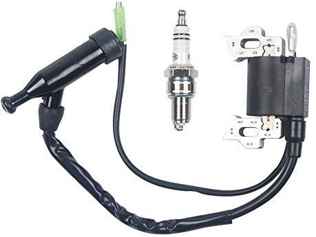 Beehive Filter repalce Ignition Coil with Spark Plug for GX110 GX120 GX140 GX160 GX200 5.5hp 6.5hp Engine Generator Lawn Mower Motor