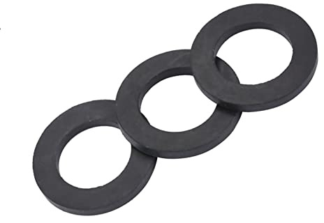 12 Stück 1 Zoll Flache Gummi Unterlegscheiben O Ring Dichtungen für Wasserhahn Duschkopf Rohrverbinder Ersatz