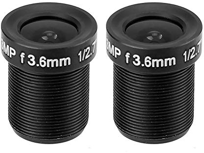 Obiettivo CCTV Pixel Pixel 2pz 1080p HD, Obiettivo Grandangolare Da 3,6 Mm, Parti Di Telecamere Di Sorveglianza CCTV a Definizione Alta Nessun Distorsione