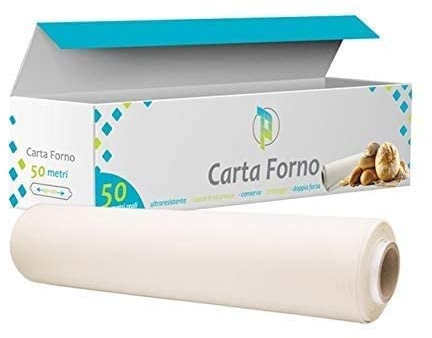 Virsus Rotoli carta forno lunghezza 50 m larghezza 40 cm rotolo antiaderente carta per cucina varie quantità (1)