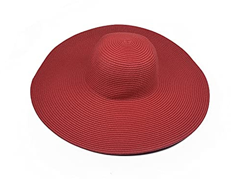 MILAX Damen Strohhut Mit Breiter Krempe Uv Schutz Floppy Faltbare Packable Cap Strandhut Atmungsaktiv Sommerhut, Sonnenhut Strand Breite Krempe