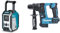 Makita DMR115 Baustellenradio & DHR171Z Akku-Bohrhammer SDS-Plus 18V (Ohne Akku, Ohne Ladegerät) - Türkis, Schwarz, Silber